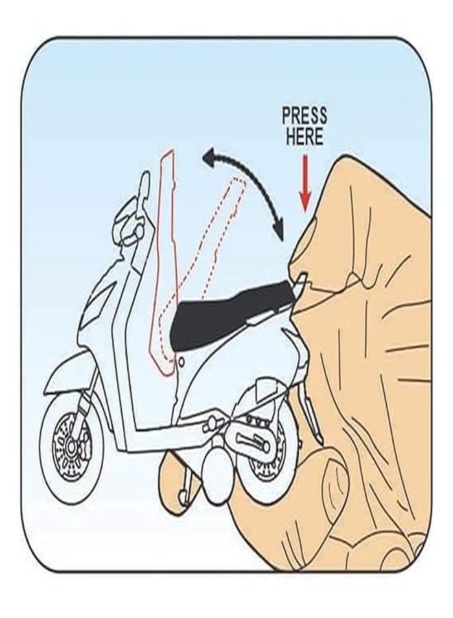 BIGfun TOYS Beestiva Activaa Scooty Toy - Pull Back Action- Rear Wheel Suspension Moves - Seat Opens - Pull Back Action That Can Change to Free Wheel - Image 5